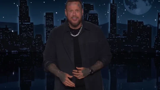 Jelly Roll reage à onda de críticas após piadas sobre Trump no Jimmy Kimmel Live!