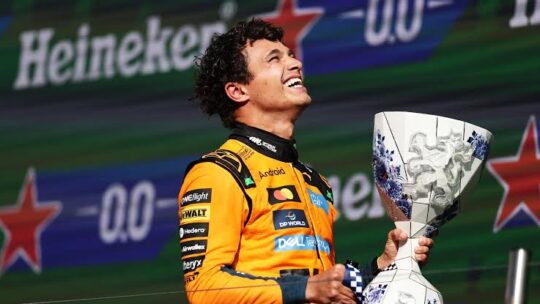 Lando Norris vence na Holanda e conquista segunda vitória seguida na Fórmula 1 em 2026