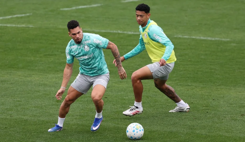 Palmeiras encerra preparação para clássico contra o Santos pela Copa do Brasil